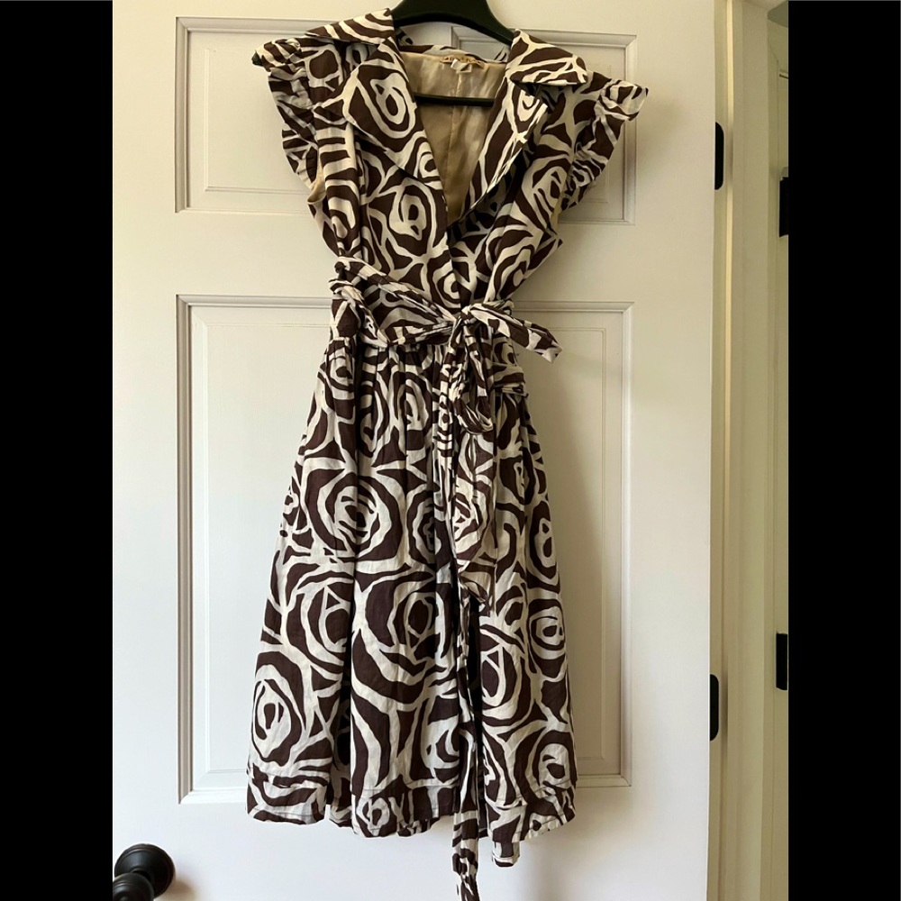 Vintage Flutter wrap dress
